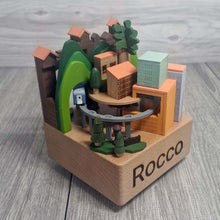 Personalised Music Box - Monorail in the City