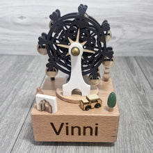 Personalised Music Box - Ferris Wheel and car