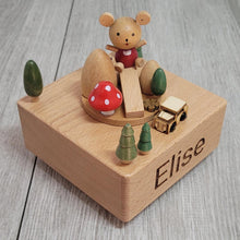 Personalised Music Box - Mouse in wonderland