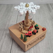Personalised Music Box - White Christmas Tree