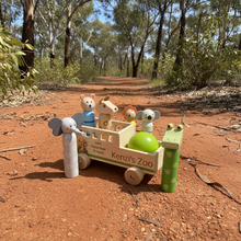 Personalised Wooden Australian Zoo Bowling Truck
