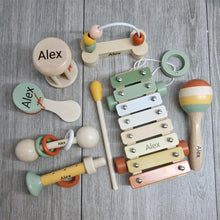 Personalised Wooden musical instrument 7 piece set