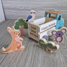 Personalised Wooden Aussie Animal Farm Truck