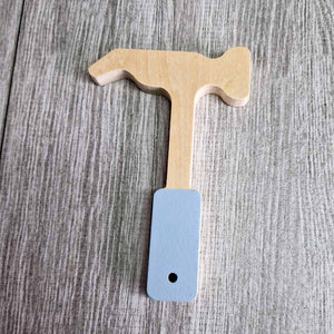 Personalised Wooden Toolbox - Baby Blue