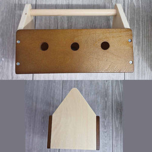 Personalised Wooden Toolbox - Retro Wood