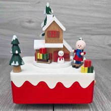 Personalised Music Box - Christmas Ski Holiday