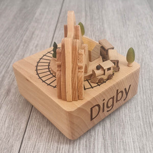 Personalised Music Box - Country Train