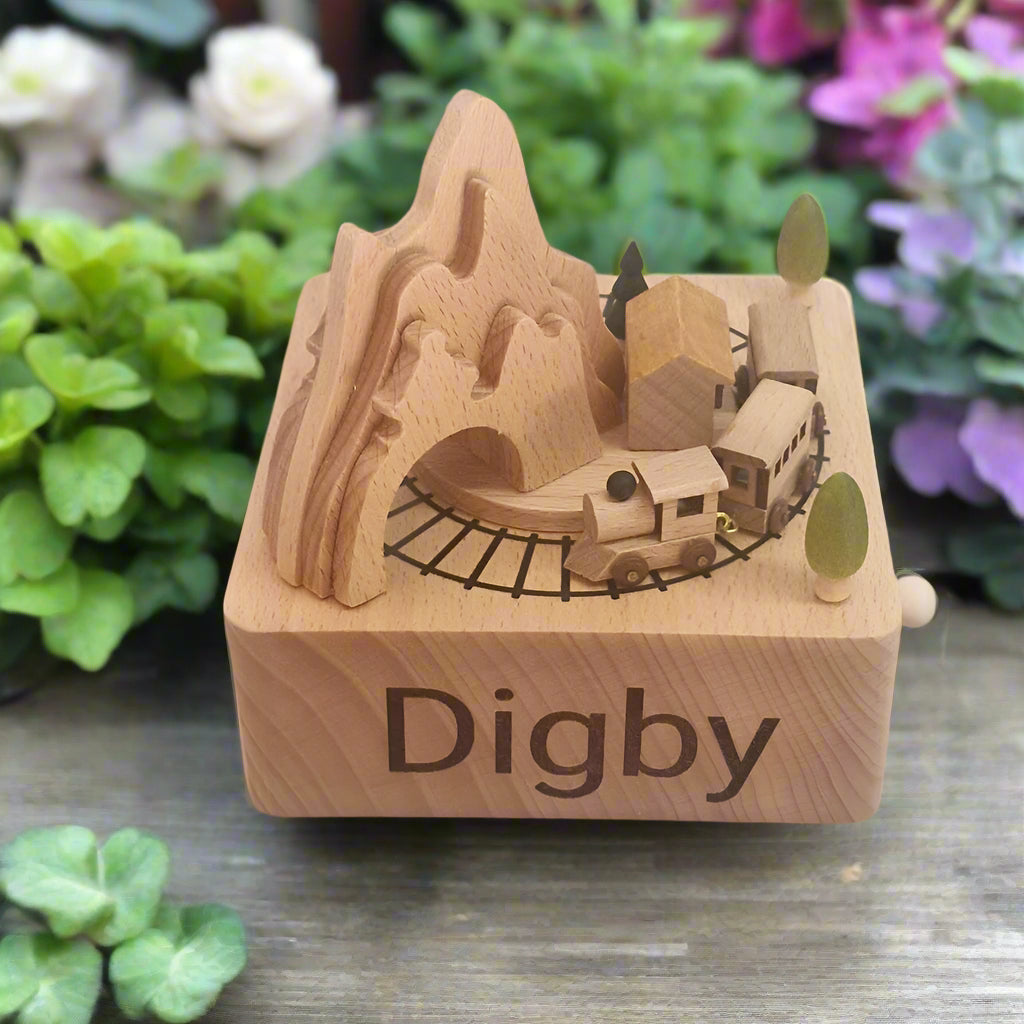 Personalised Music Box - Country Train