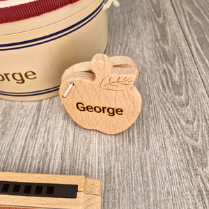 Personalised Wooden Retro Music Set