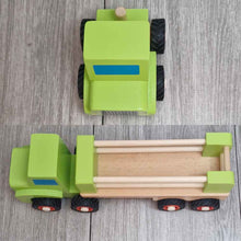 Personalised Wooden Big Farm Truck with Animals