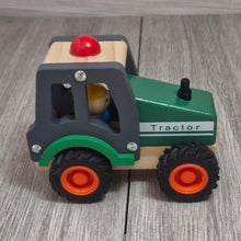 Personalised Wooden Green Tractor