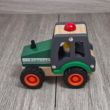 Personalised Wooden Green Tractor