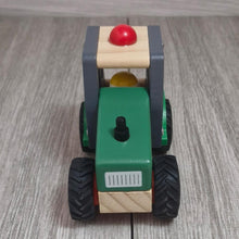 Personalised Wooden Green Tractor