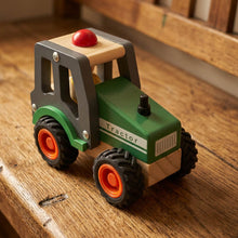 Personalised Wooden Green Tractor