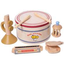 Personalised Wooden Retro Music Set
