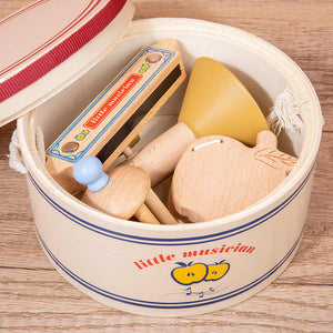 Personalised Wooden Retro Music Set