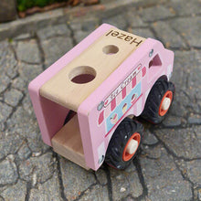 Personalised Wooden Ice Cream Truck with Driver