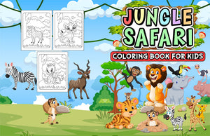 Jungle Safari Colouring Book