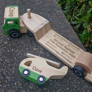 Personalised Low Loader and Helicopter