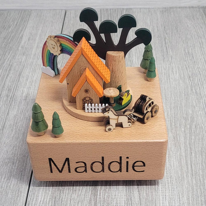 Personalised Music Box - Rainbow Playland
