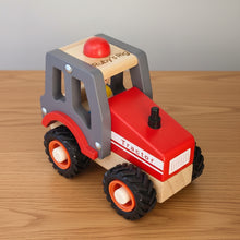 Personalised Wooden Red Tractor I