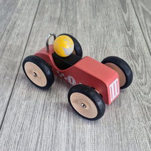 Personalised Retro Racing Car - Red