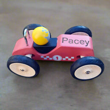 Personalised Retro Racing Car - Red