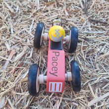 Personalised Retro Racing Car - Red