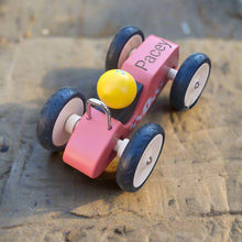 Personalised Retro Racing Car - Red