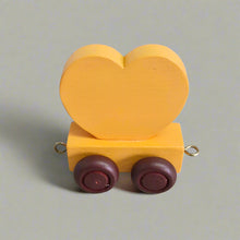 Wooden Coloured Heart Sunset