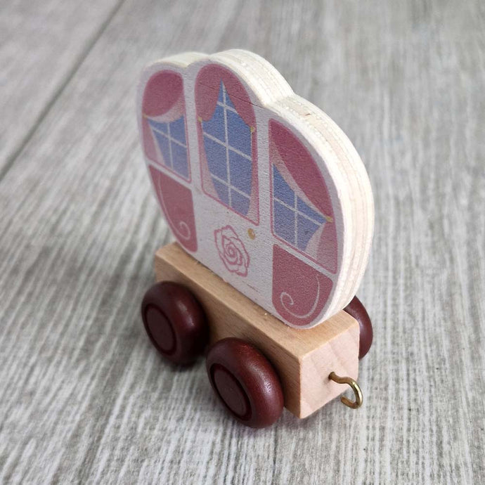 Wooden Coloured Princess Carriage