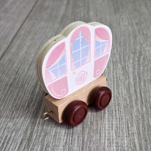 Wooden Coloured Princess Carriage