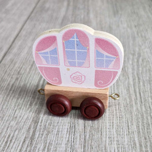 Wooden Coloured Princess Carriage