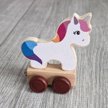 Wooden Coloured Front Unicorn