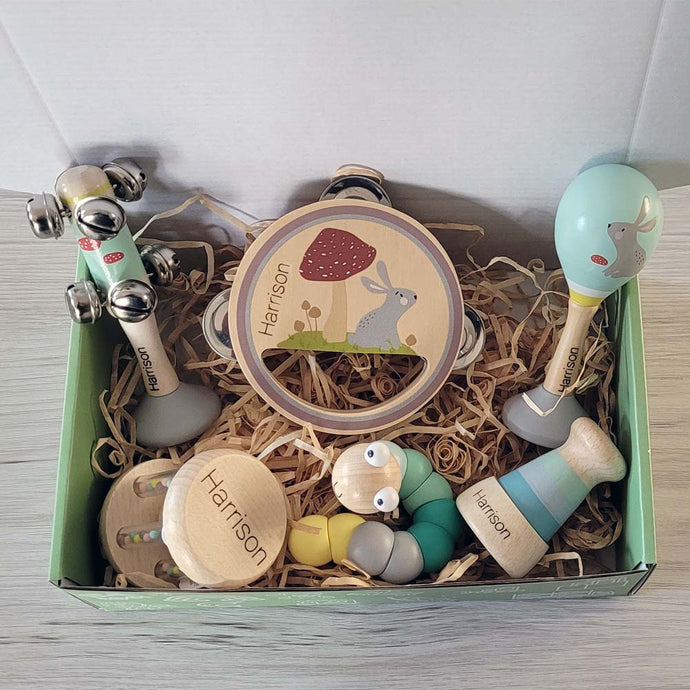 Personalised Wooden Rabbit Super FUN Gift Pack
