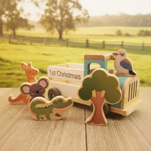 Personalised Wooden Aussie Animal Farm Truck