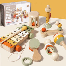 Personalised Wooden musical instrument 7 piece set