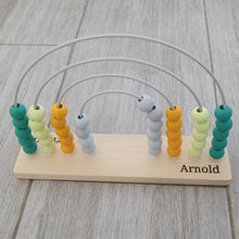 Personalised Rainbow Abacus Olive