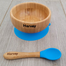 Personalised Crab Bamboo Dinnerware set - BLUE