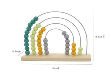 Personalised Rainbow Abacus Olive