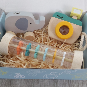 Personalised Camera and Elephant Gift Pack