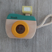 Personalised Wooden Camera - Olive
