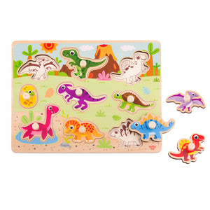 Peg Puzzle - Dinosaur