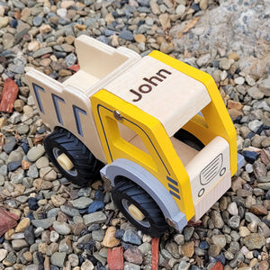 Personalised Wooden Dump Truck