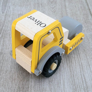 Personalised Wooden Road Roller