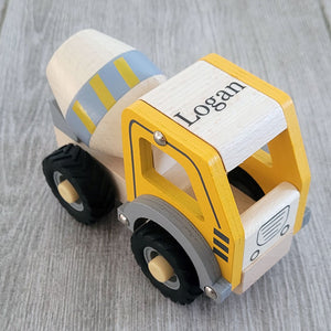 Personalised Wooden Cement Truck