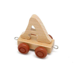 Wooden Train Letter A