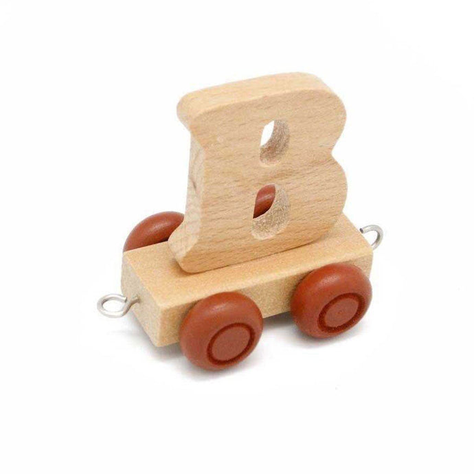 Wooden Train Letter B