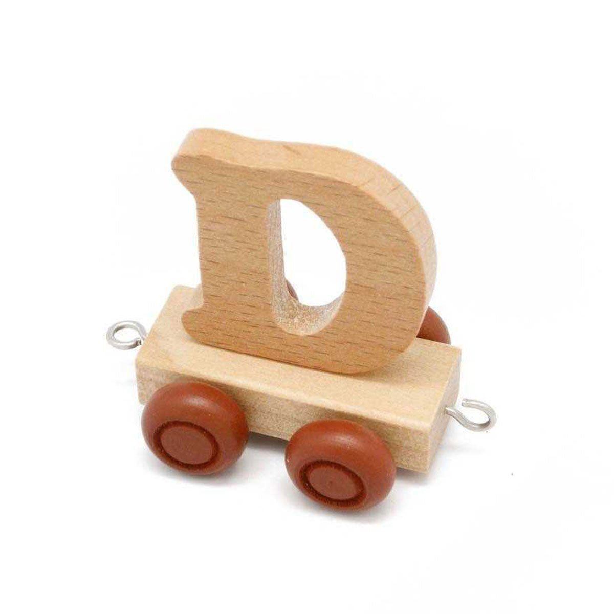 Wooden Train Letter D