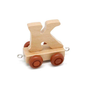 Wooden Train Letter K